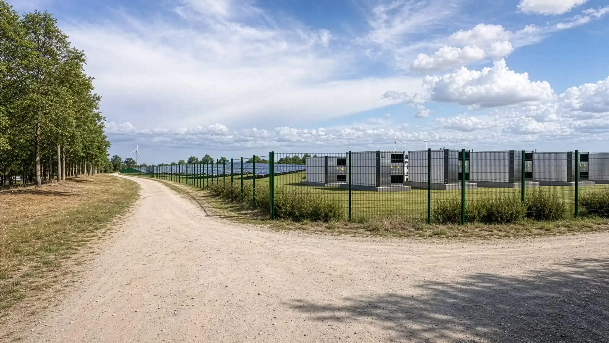 Solarpark  - Solitärbaum